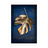 Golden Monstera (Print Only) thumbnail