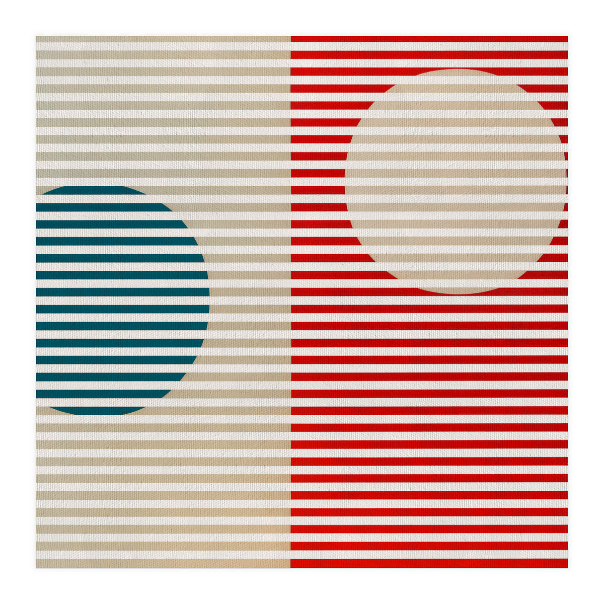 Stripes & Circles 2 (Print Only)