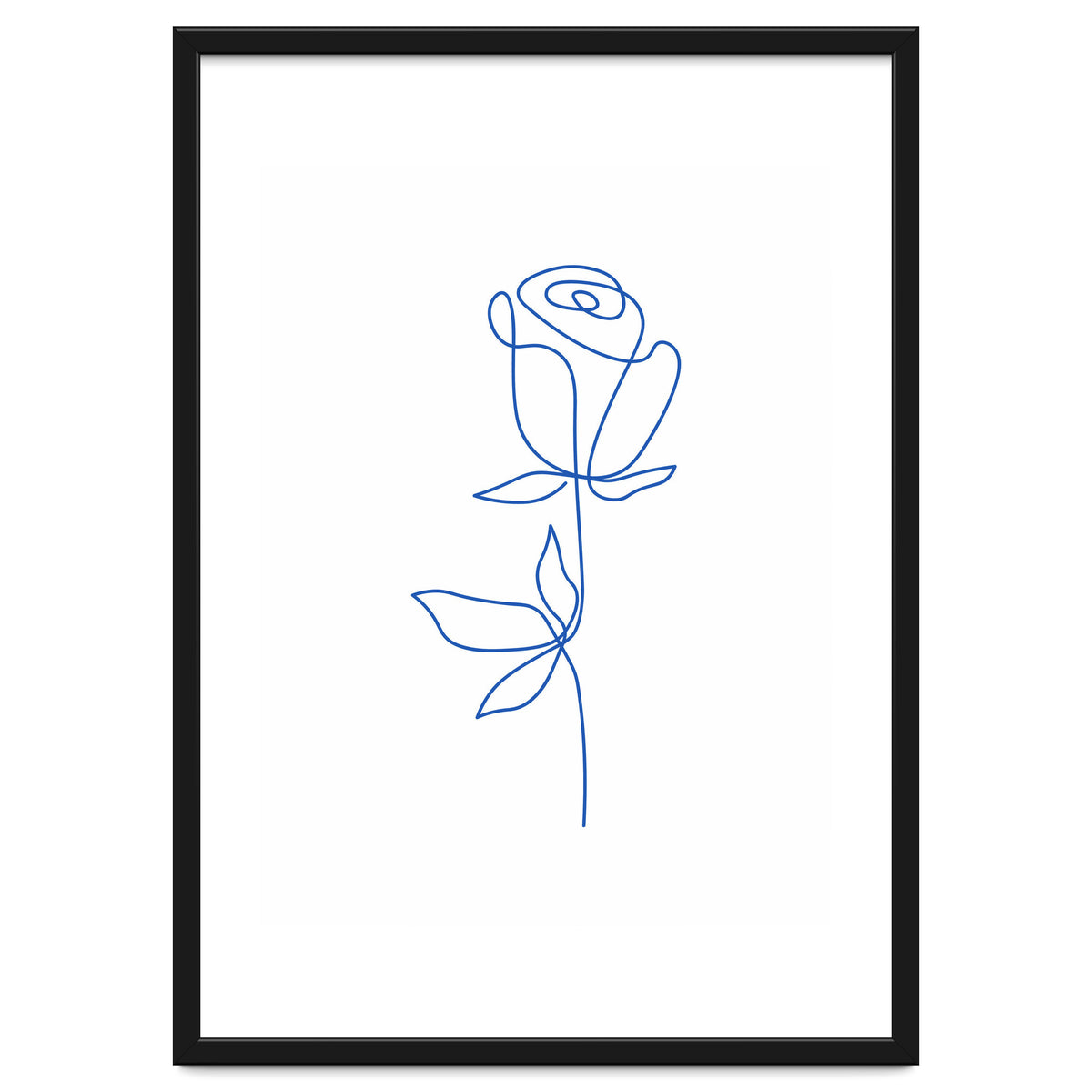 One Line Art Flower