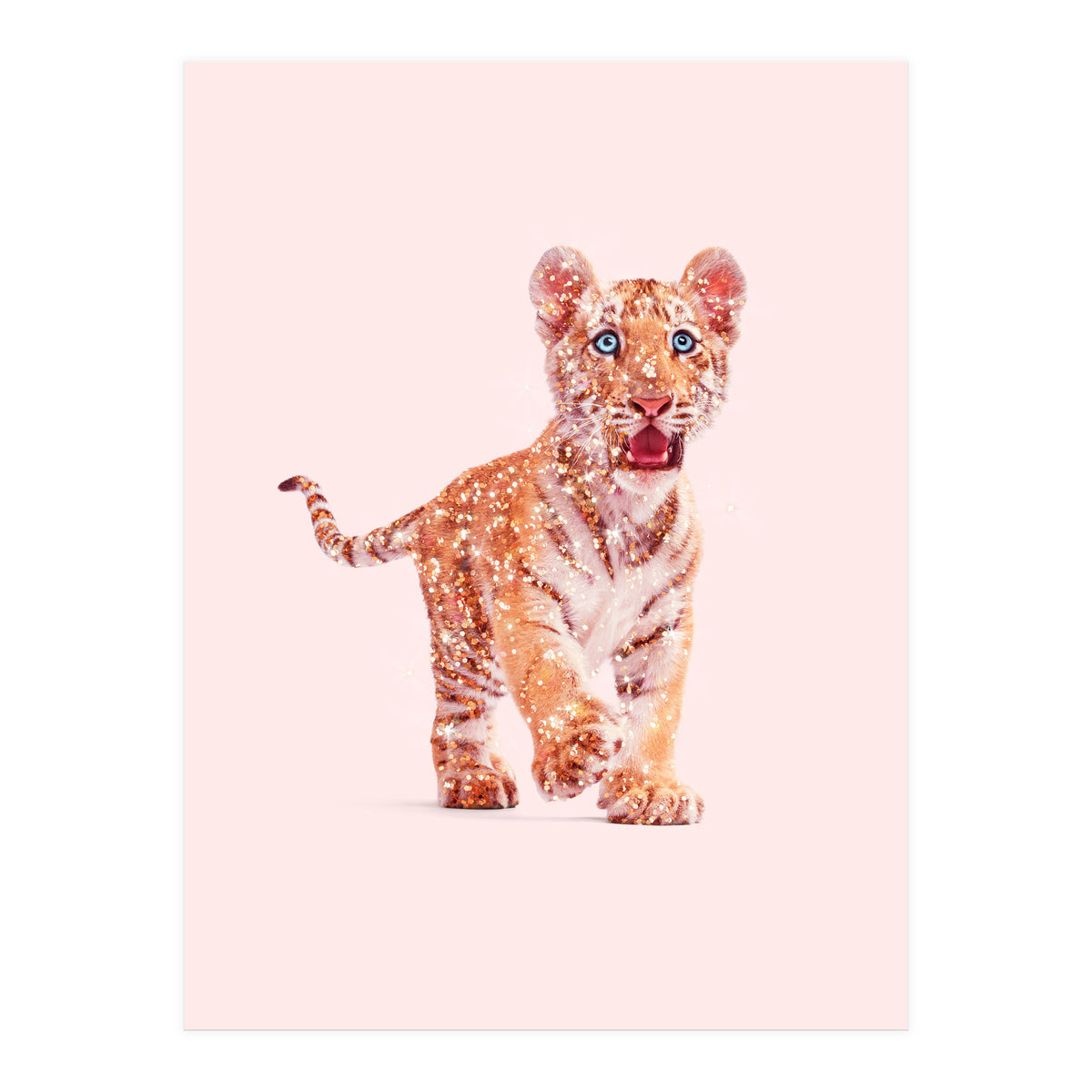 Glitter Tiger (Print Only)