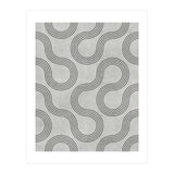 My Favorite Geometric Patterns No.30 - Grey (Print Only) thumbnail