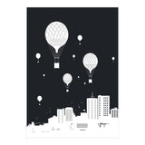 Balloons And The City (dark version) (Print Only) thumbnail
