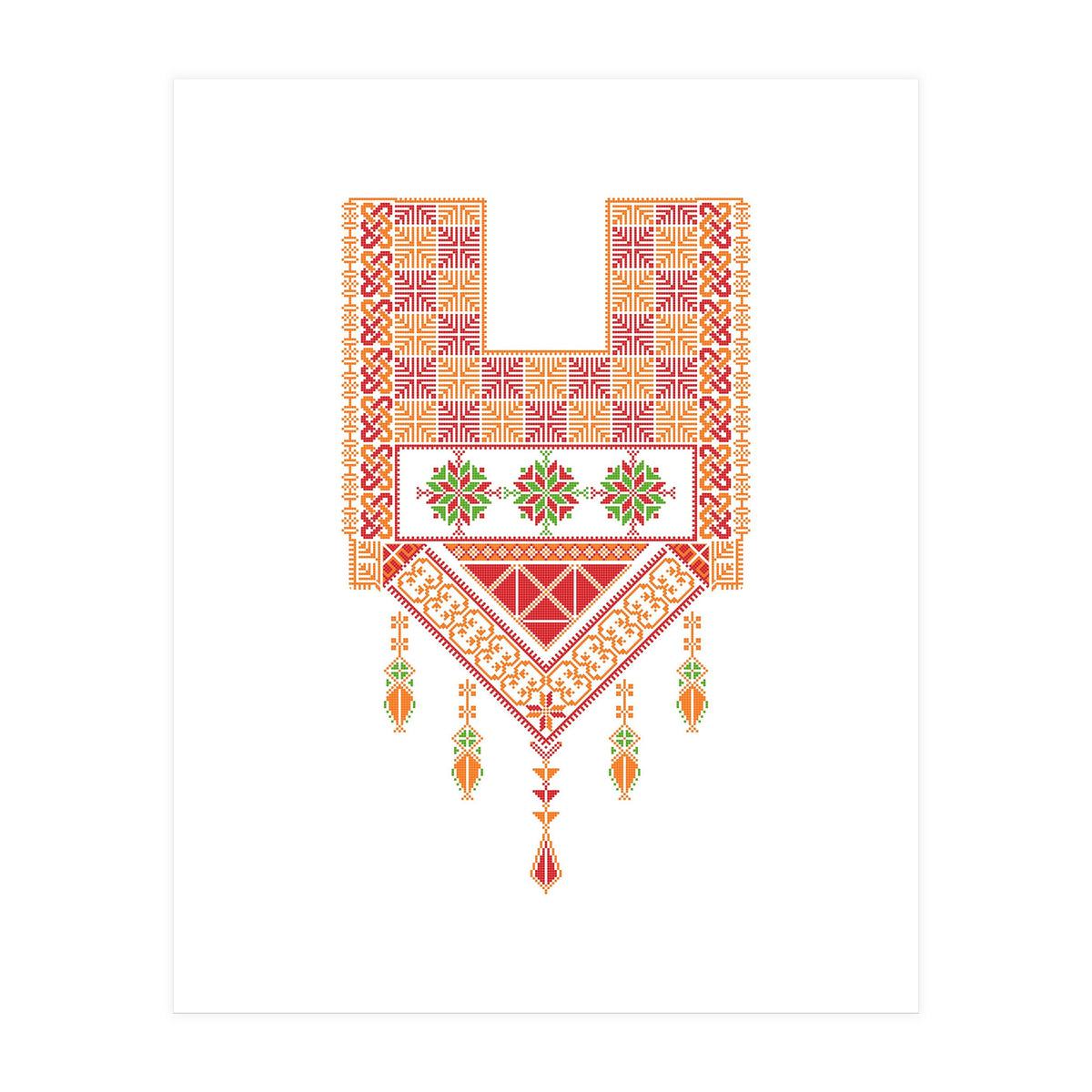 Tatreez Ornament 2 (Print Only)