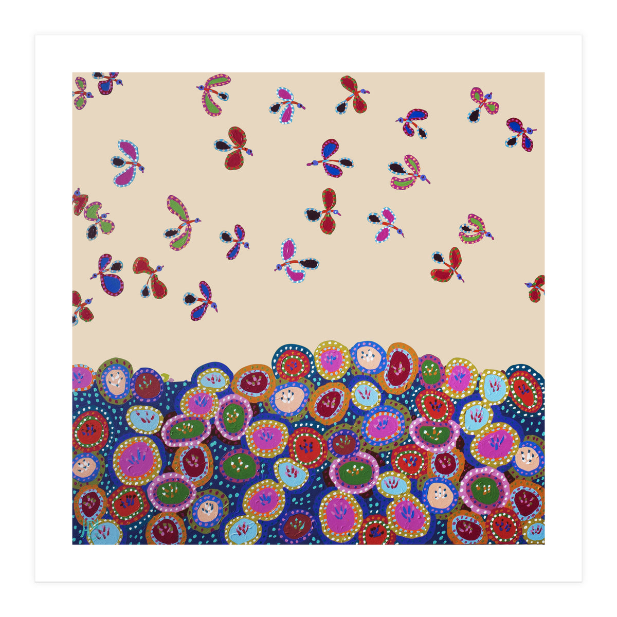 Happy World (pink) (Print Only)