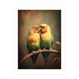 Lovebirds Painting (Print Only) thumbnail