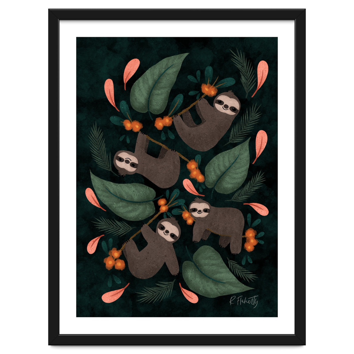 Floral Sloths