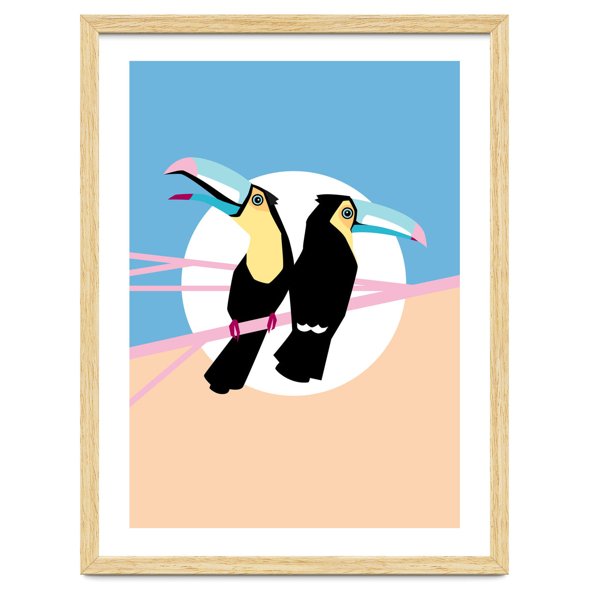 Pastel Toucans
