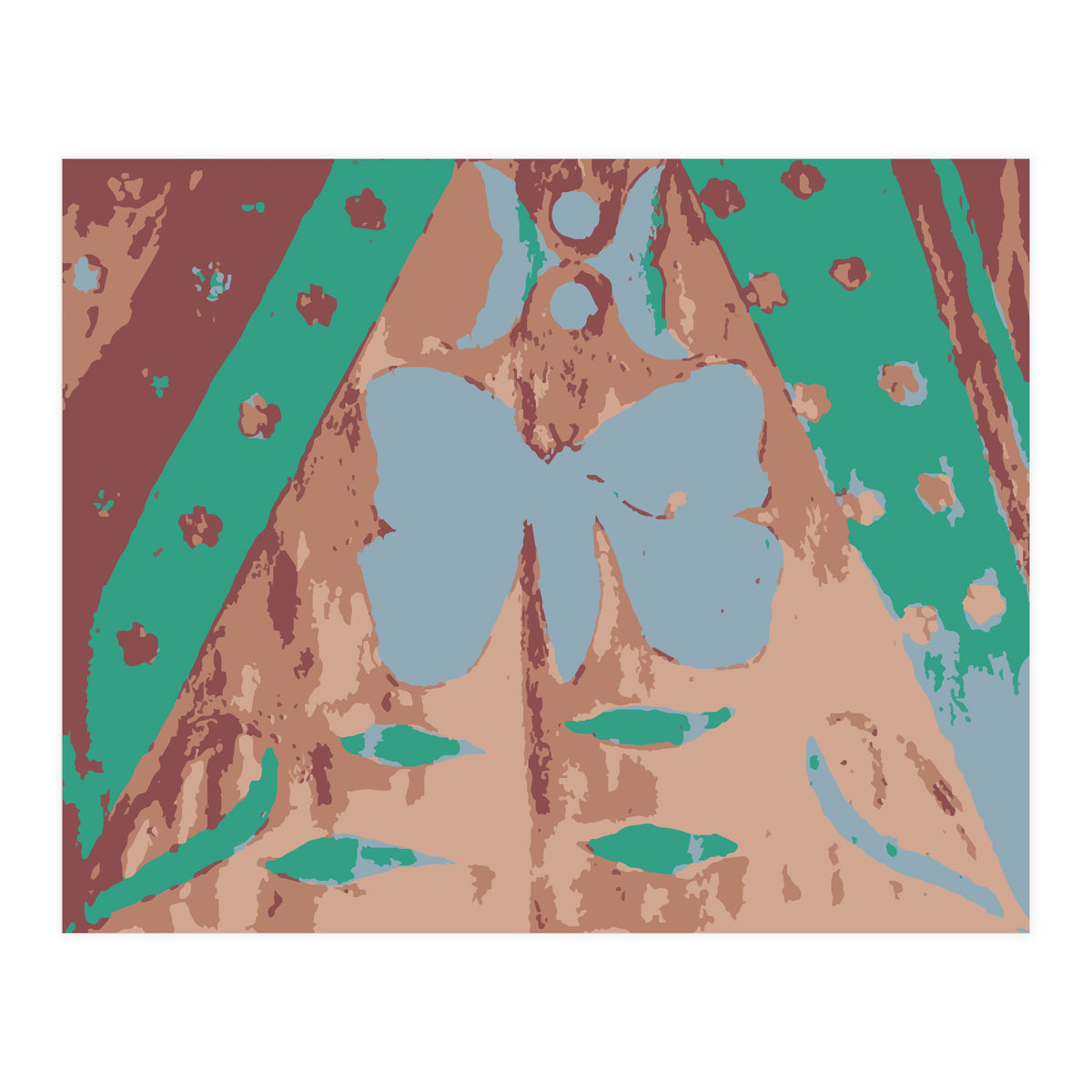 Butterfly Flower Array Art (Print Only)