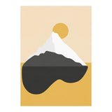 Abstract Mountain - Golden Desert (Print Only) thumbnail
