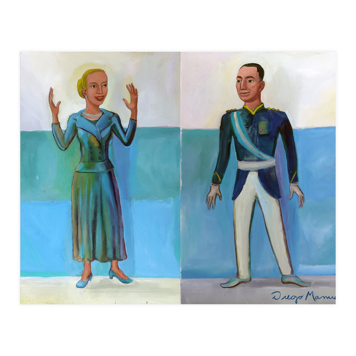 Diptico Evita Y Peron (Print Only)