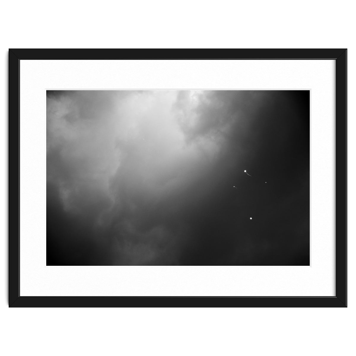 Four balloons and another one