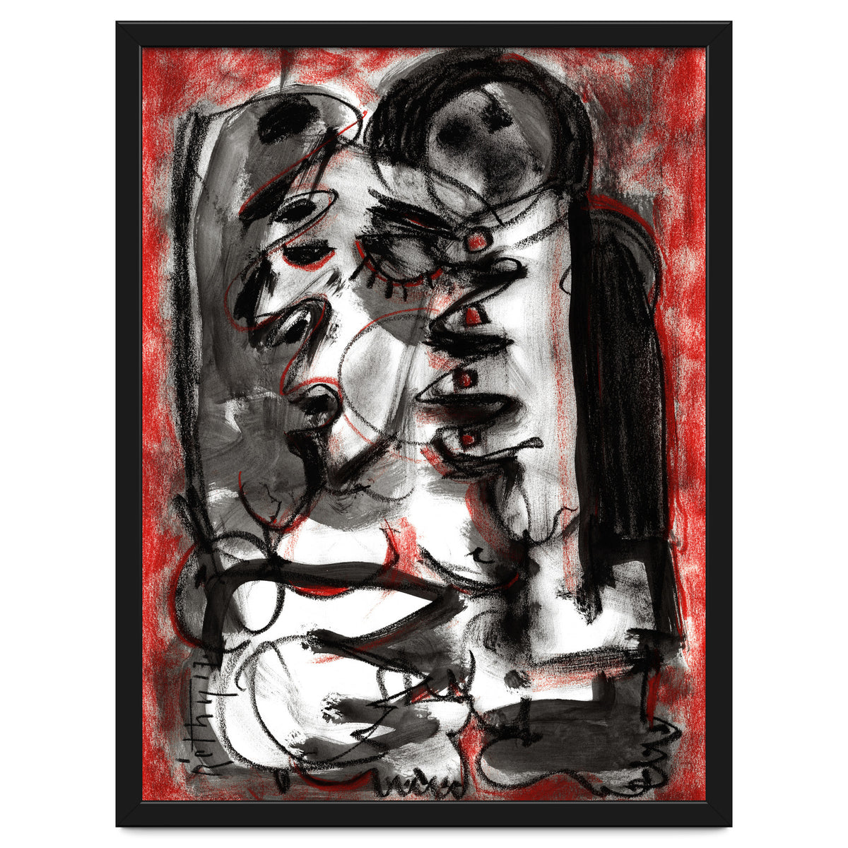 Shame - white background