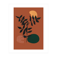 Boho Terracotta Plant (Print Only)