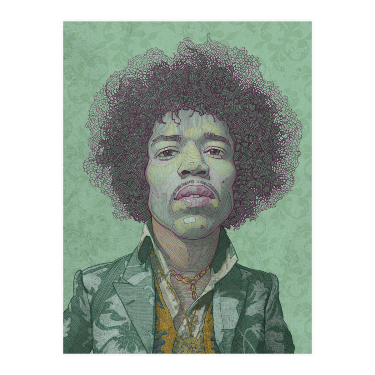 Hendrix Illustration (Print Only)