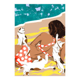 Cat Mom On The Beach (Print Only) thumbnail
