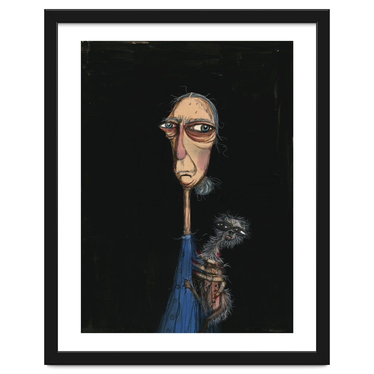 Woman Holding A Chihuahua