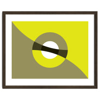 Geometric Shapes No. 44 -  mustard & beige