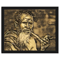 Old Man with Pipe