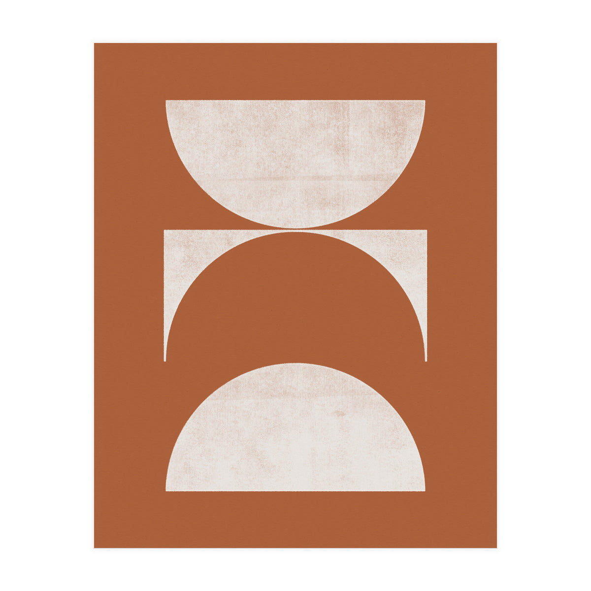 Mid-Century Modern No.21 - Woodblock Print (Print Only)