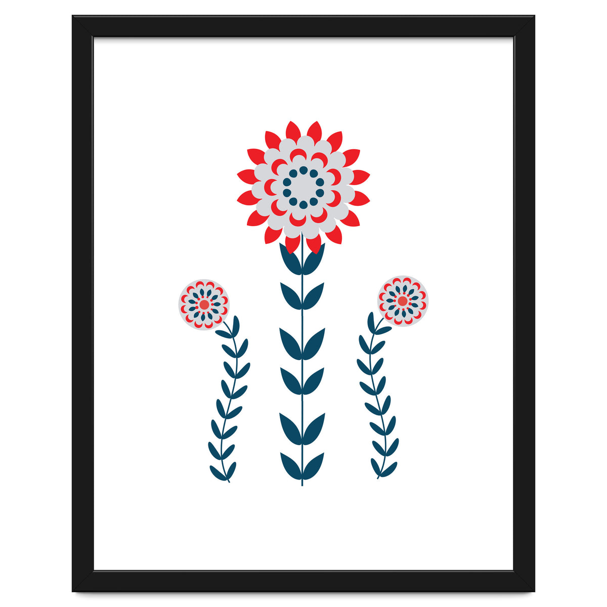 Scandi Folk Flowers