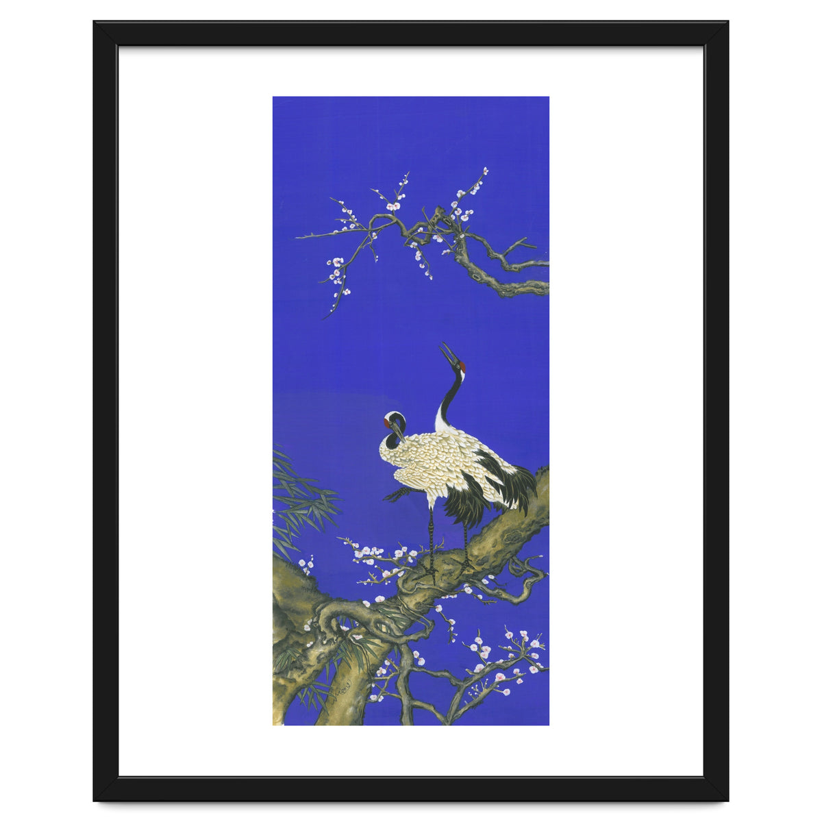 Cranes & Peach Blossom