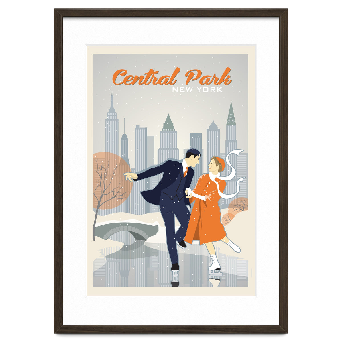 Skating in Central Park