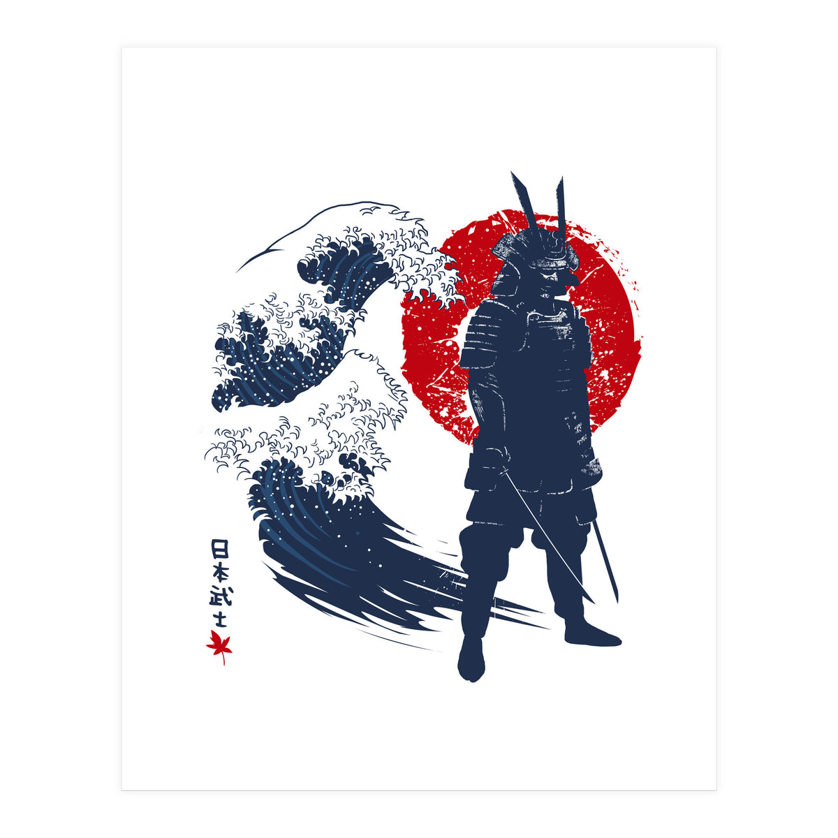 The Wave samurai (Print Only)
