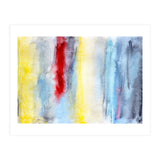 Touch of red || abstract watercolor (Print Only) thumbnail