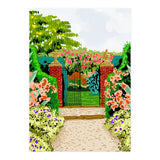 Gated Garden, Nature Landscape Painting (Print Only) thumbnail