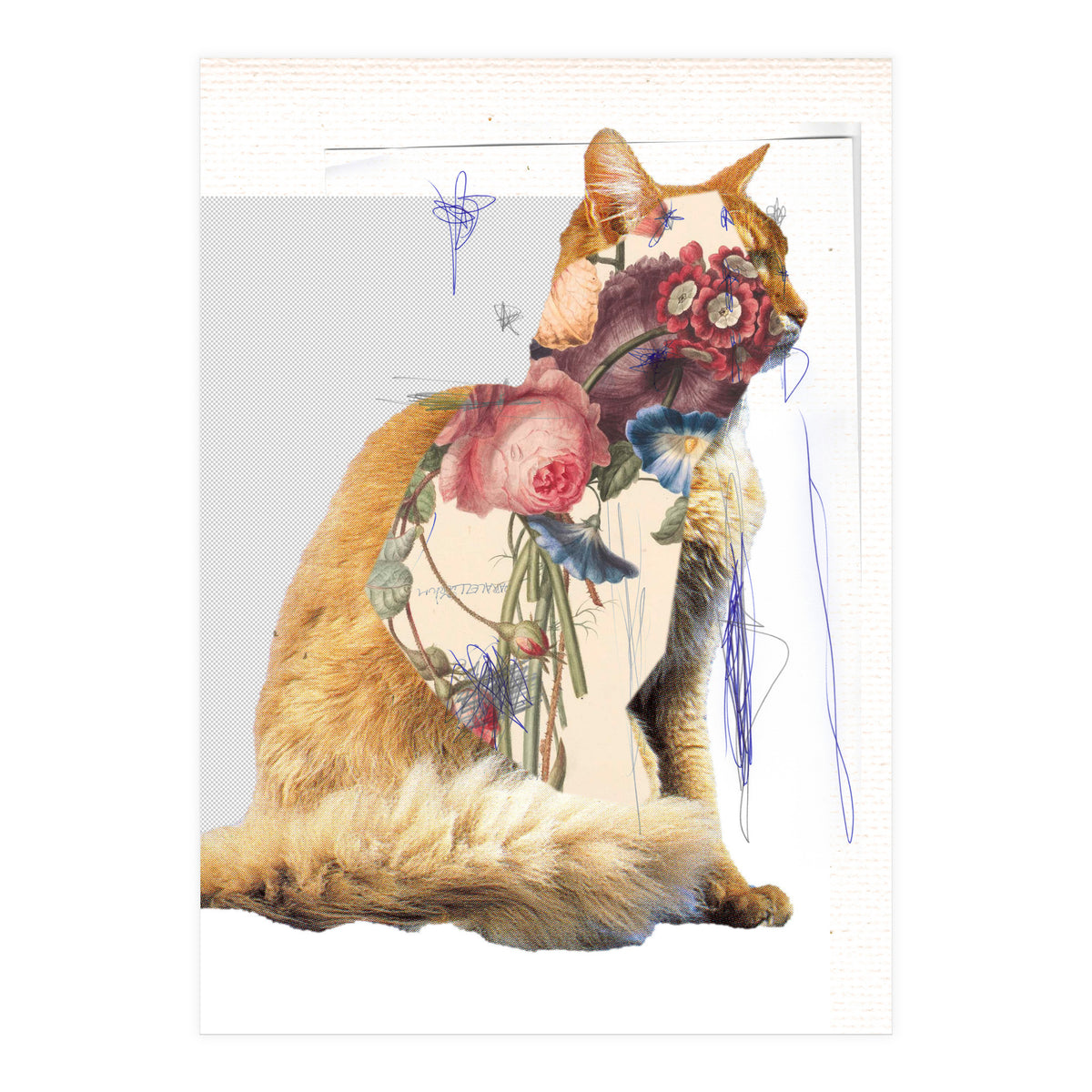 Flower Cat (Print Only)