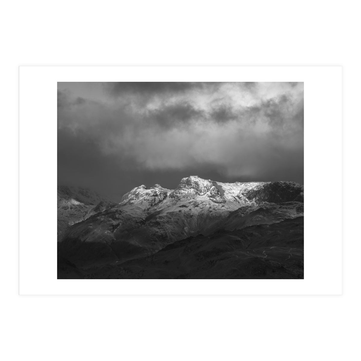 The Langdale pikes (Print Only)