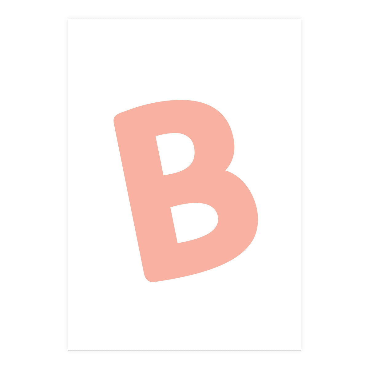 Initial Name Letter B (Print Only)