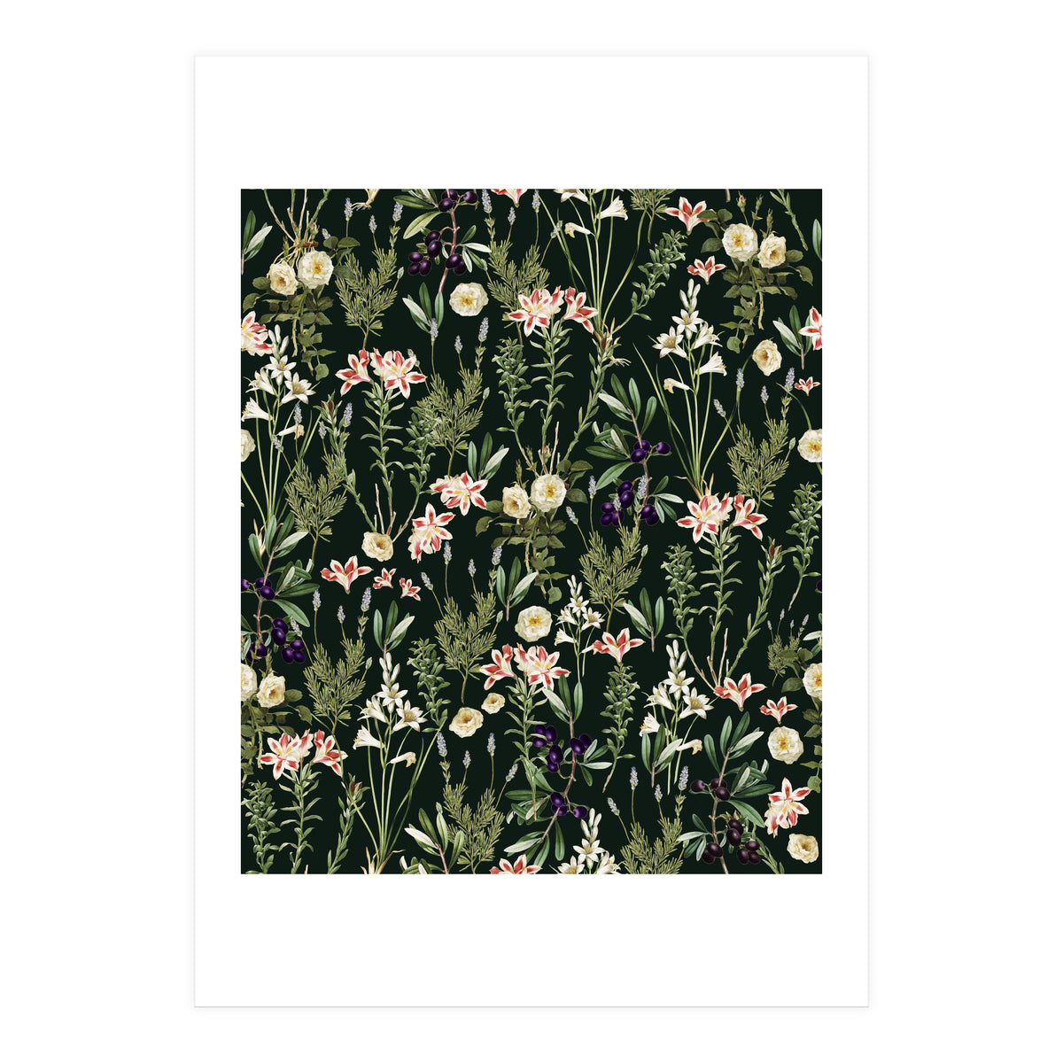 Dark Botanical Garden (Print Only)