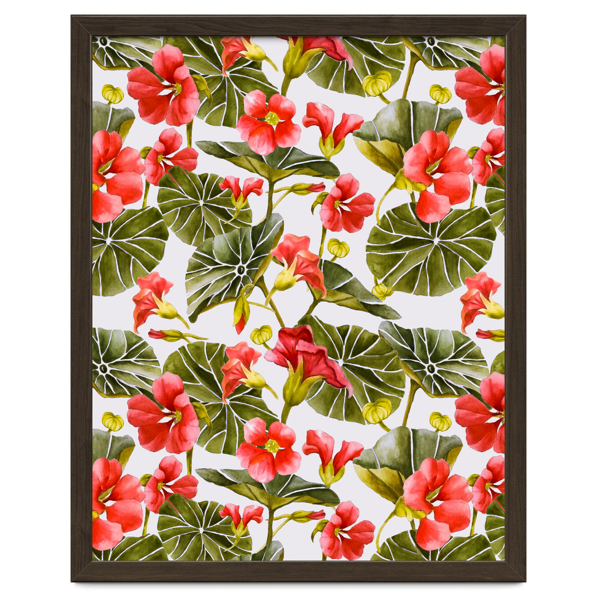 Nasturtiums watercolor 02