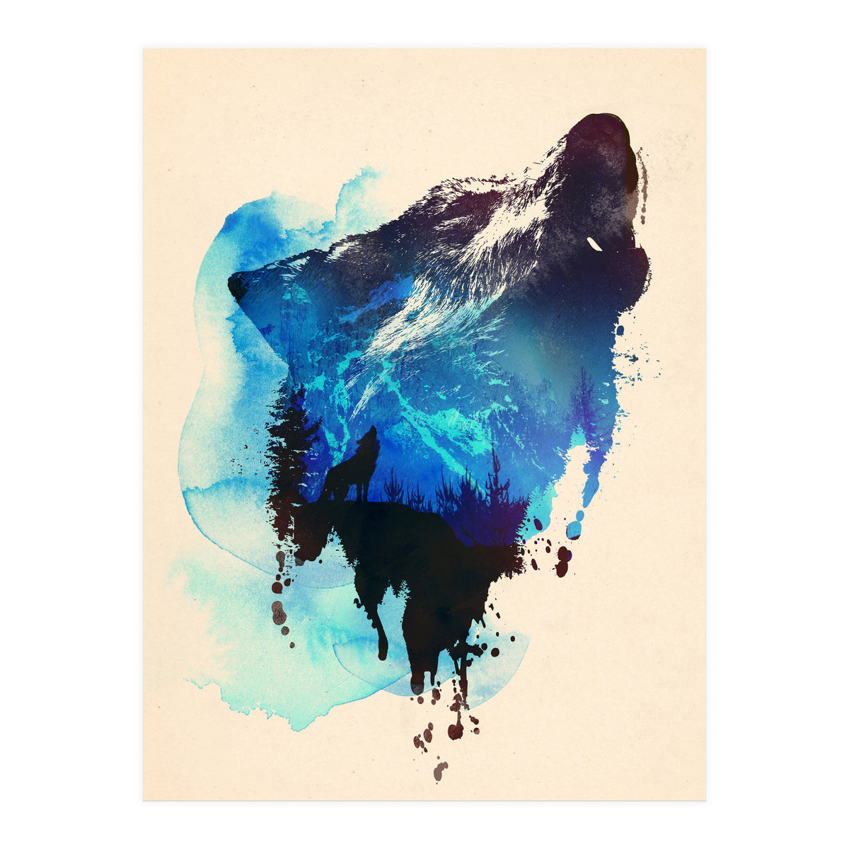 Alone As A Wolf (Print Only)