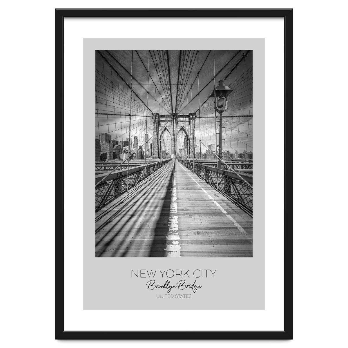 In focus: NEW YORK CITY Brooklyn Bridge