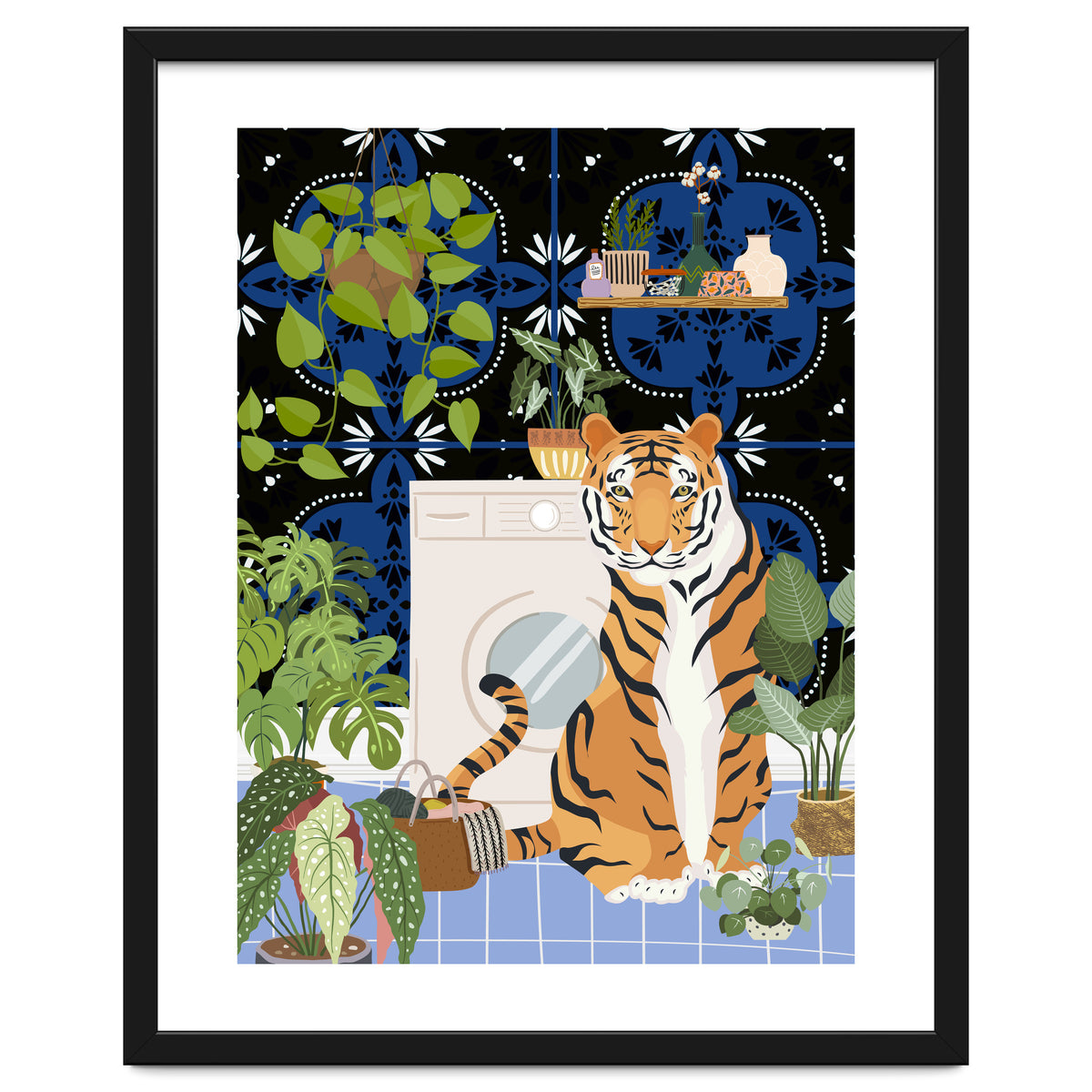 Tiger in My Laundry Room