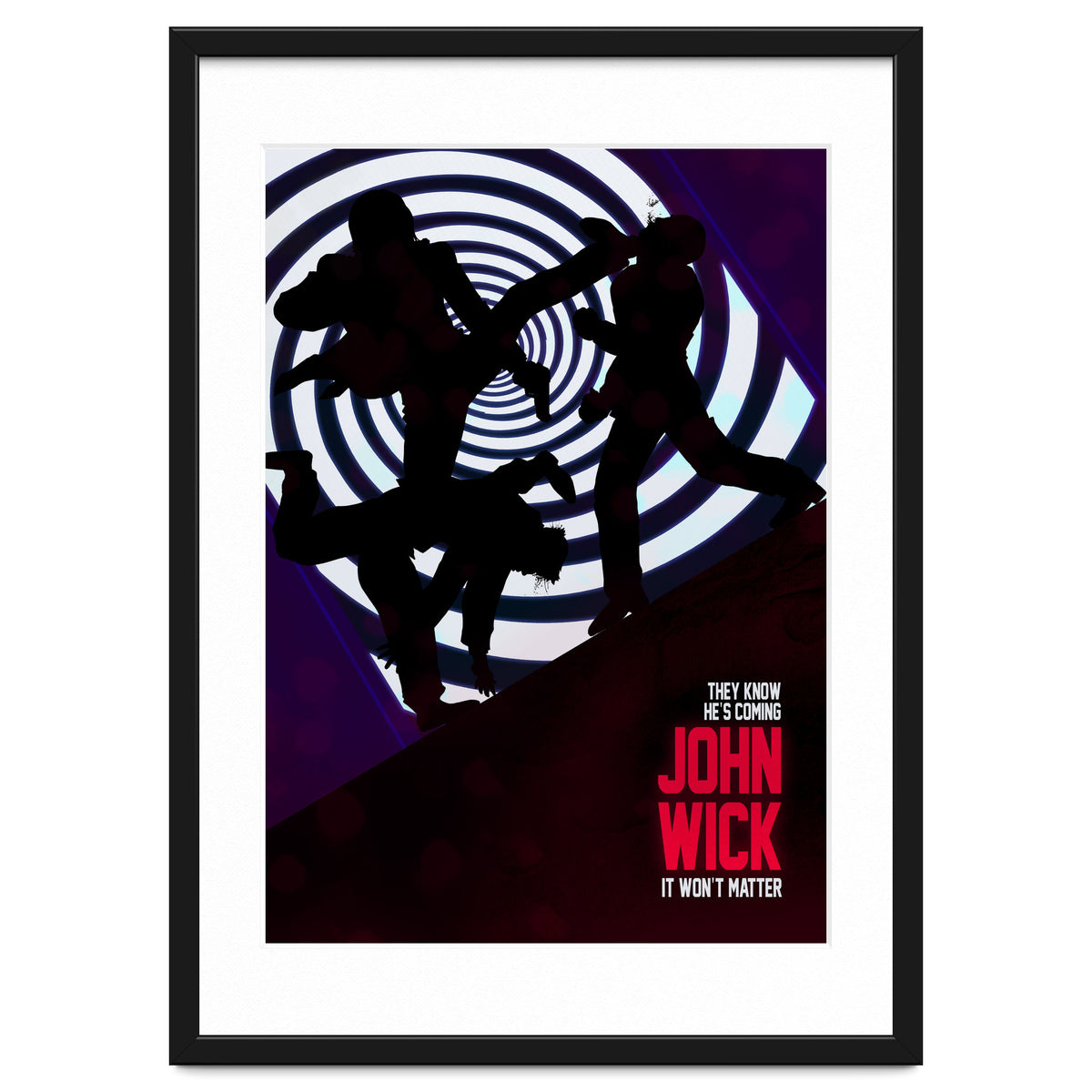 John Wick Minimal Movie Poster