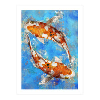 Koi Fishes (Print Only)