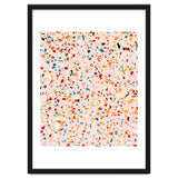 Blush Terrazzo | Pink Eclectic Speckles | Abstract Confetti Painting | Chic Bohemian Illustration thumbnail