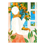 A Few Bad Oranges Is No Reason Not To Bring The Grove Home | Boho Botanical Garden Painting (Print Only) thumbnail