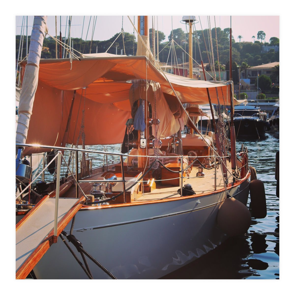 Wooden yacht (Print Only)