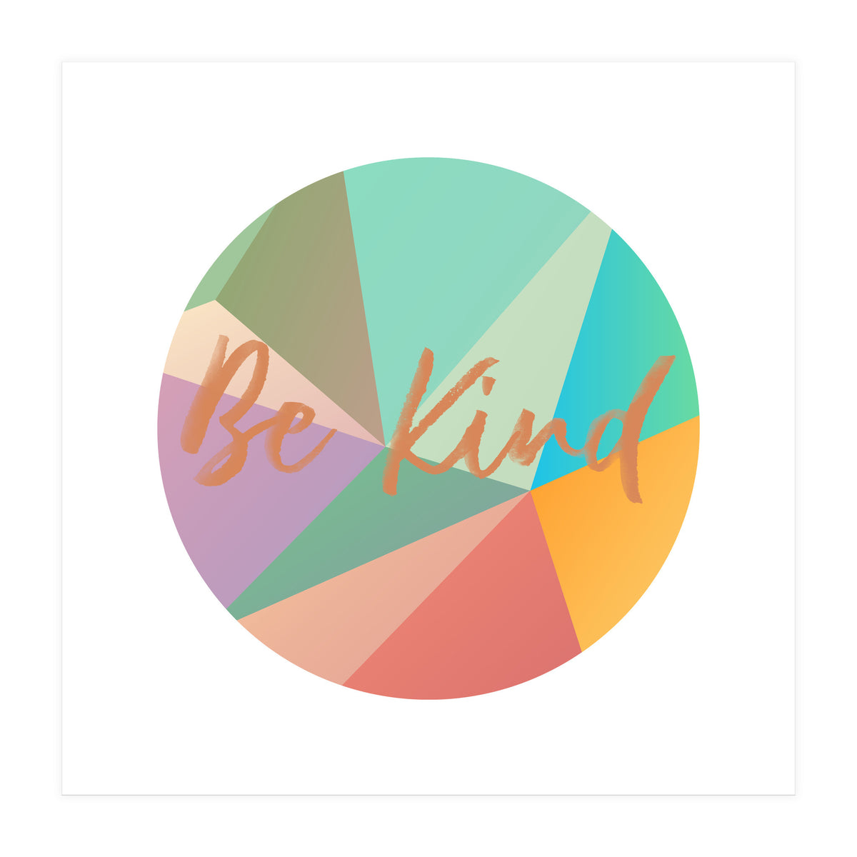 Be Kind Crystal  (Print Only)