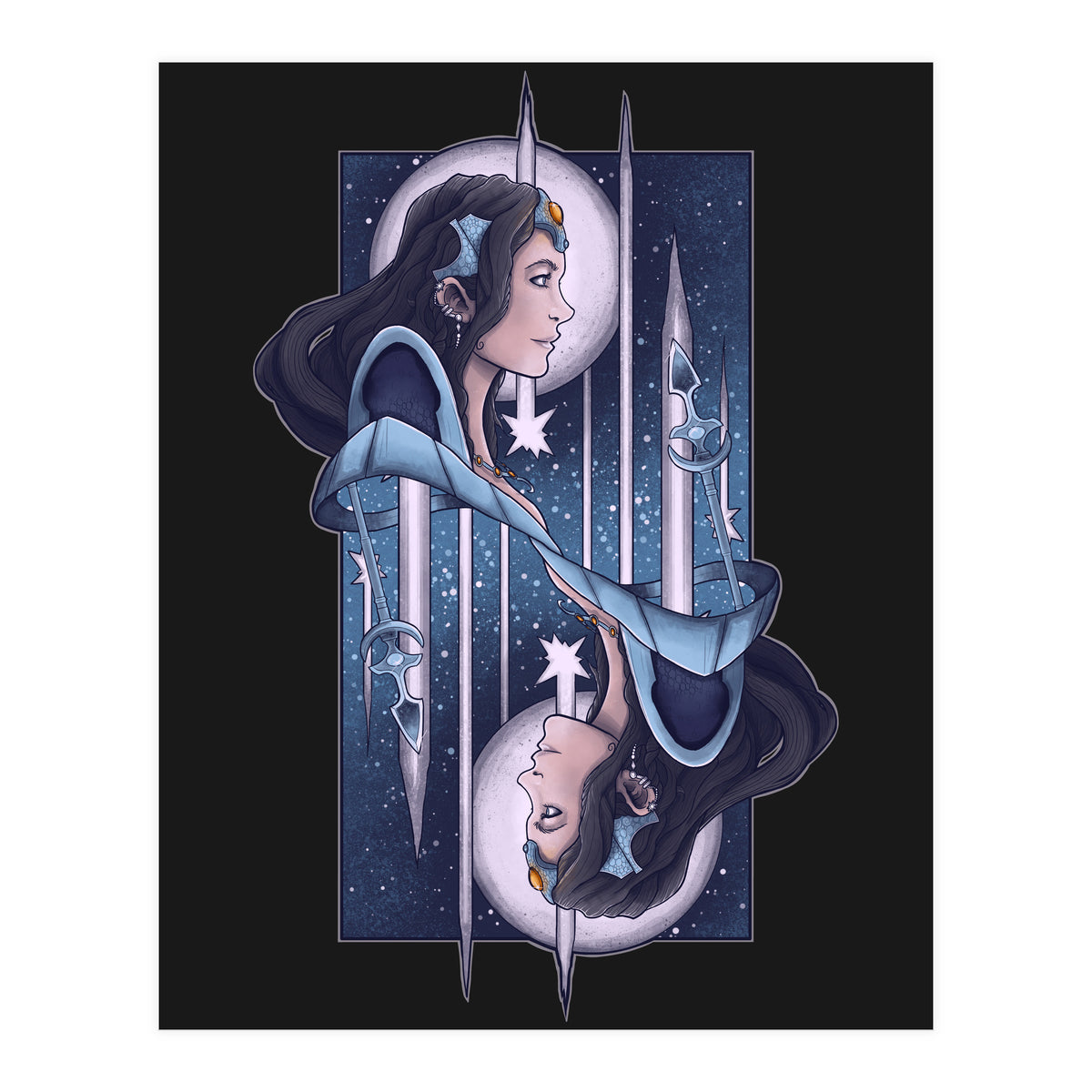 Moon's Priestess (Print Only)