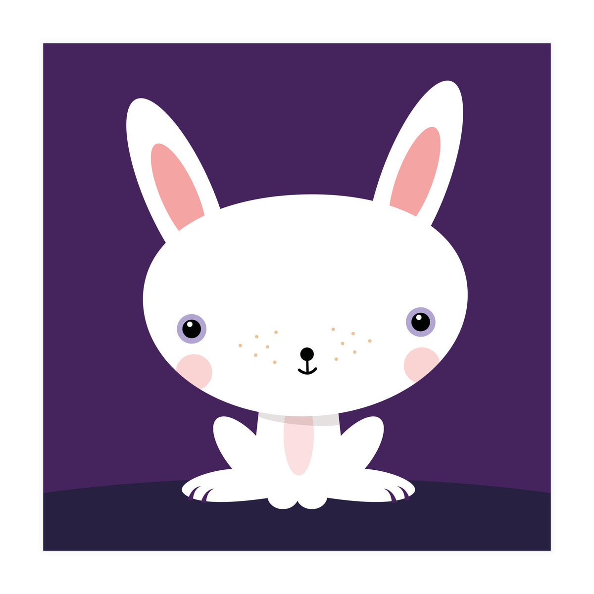 Nursery Kawaii Rabbit (Print Only)