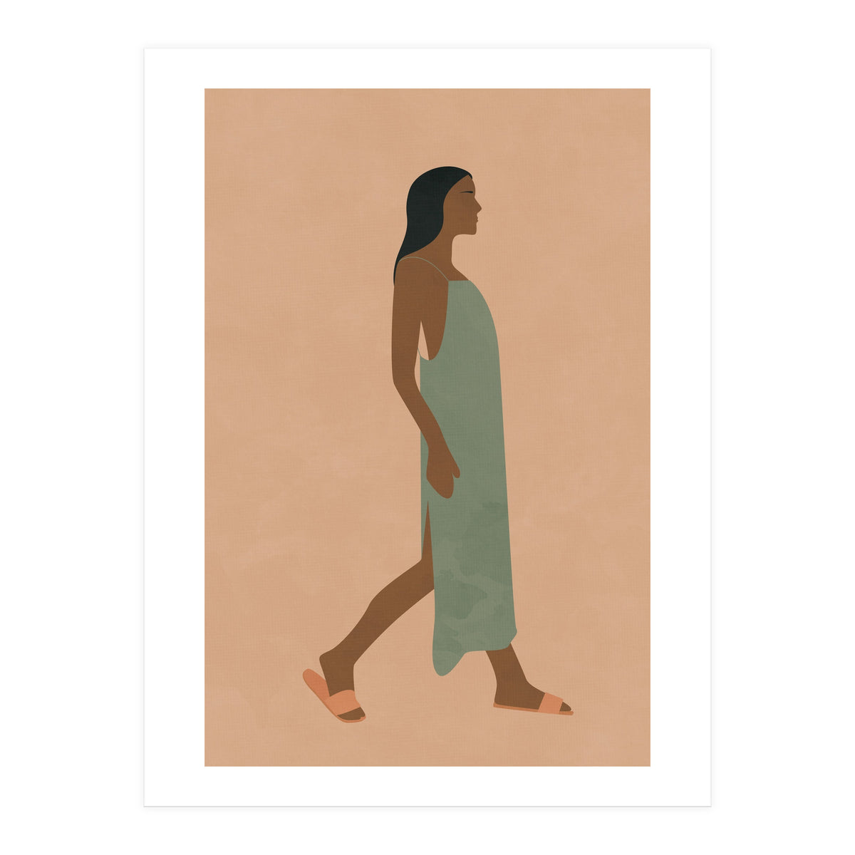 Minimalist Boho Woman (Print Only)