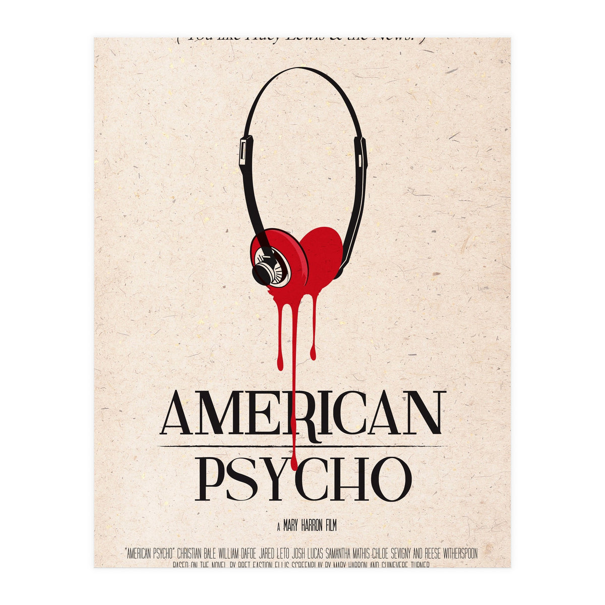 American Psycho movie poster (Print Only)