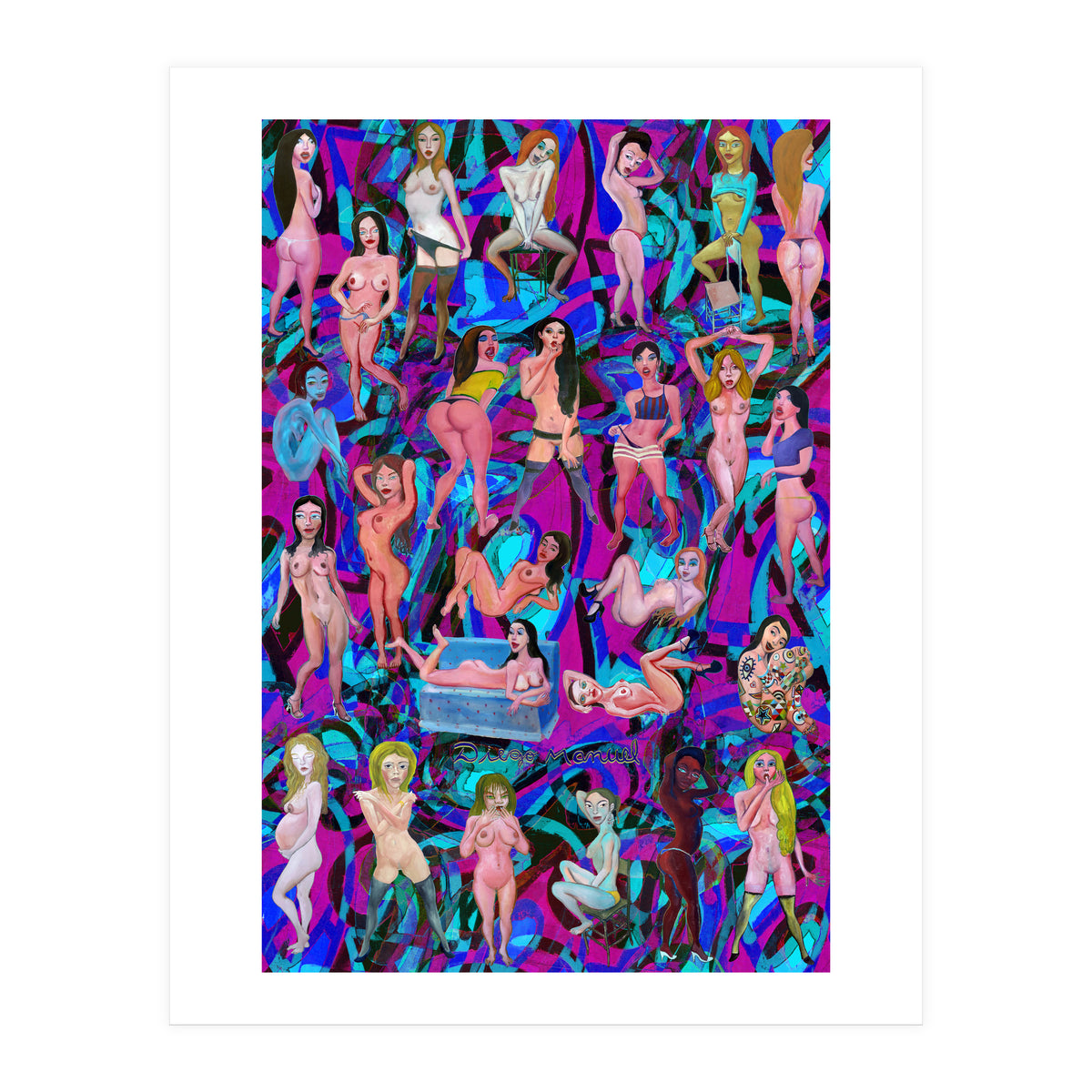 Chicas 3d 12 (Print Only)
