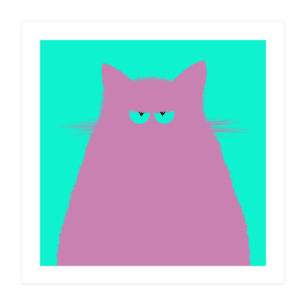 Lilac Cat  (Print Only)