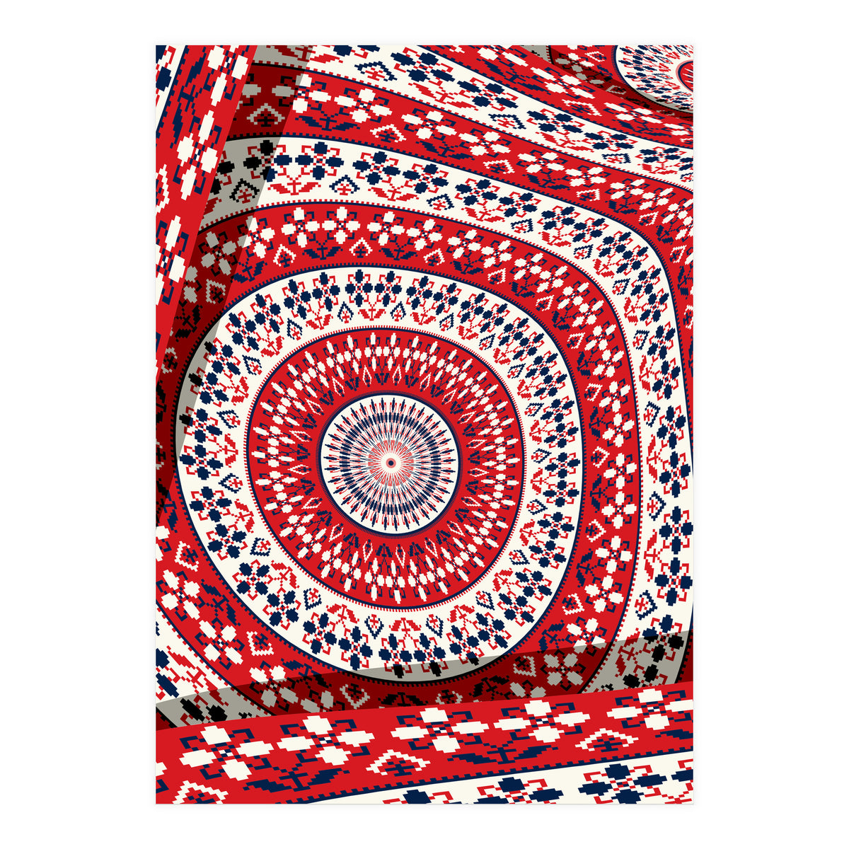 Romanian embroidery background 6 (Print Only)